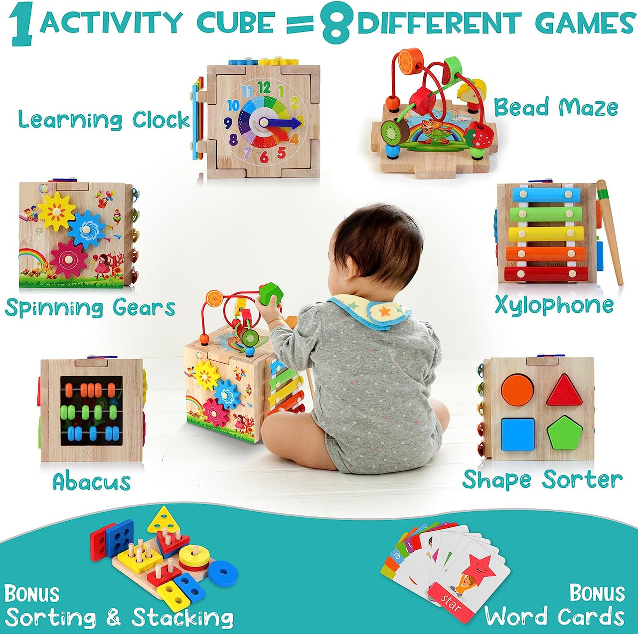 Toystar EcoToys Xylophone Toys | Educational - Cognition Toys for Children - Educatief - Cognitie Speelgoed voor Kinderen ...