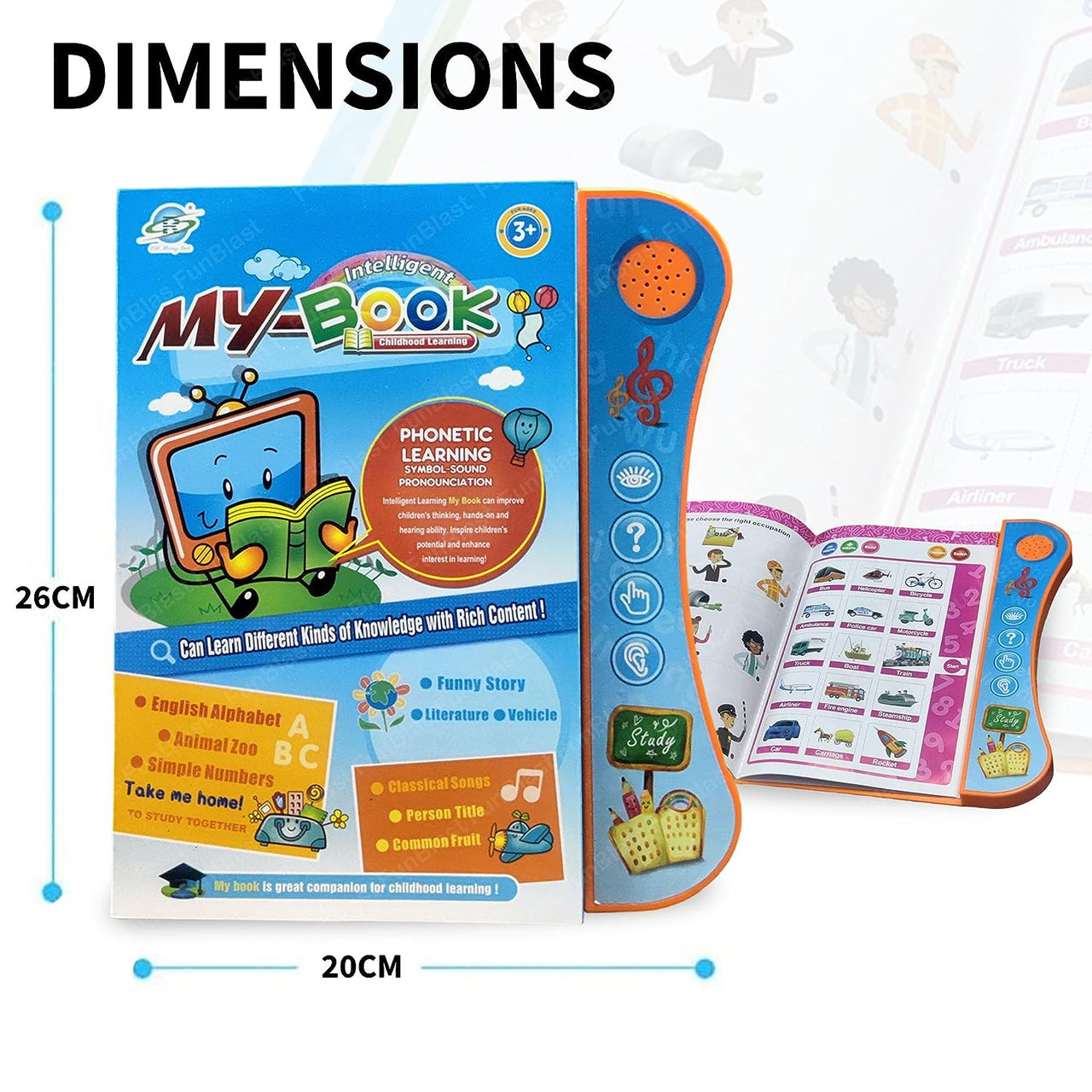 Toystar SmartRead | Playful learning with sound - Interactive educational book with audio and pointing pen - Spelenderwijs...