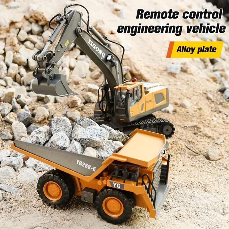 Toystar RC Power Machine | Ultimate Fun for Young Adventurers - Steerable Excavator - Ultiem Speelplezier voor Jonge Avont...
