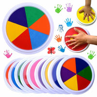 Thumbnail for Finger Stamp Painting Set | Stimulates creativity and fun - Ink painting cushion for children