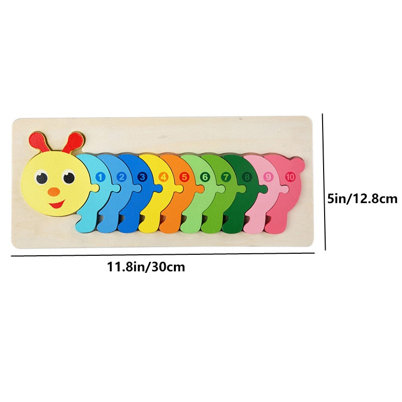 Toystar WildBlocks | Discover and play - Wooden animal puzzle for toddlers - Ontdek en speel - Houten dierenpuzzel voor pe...