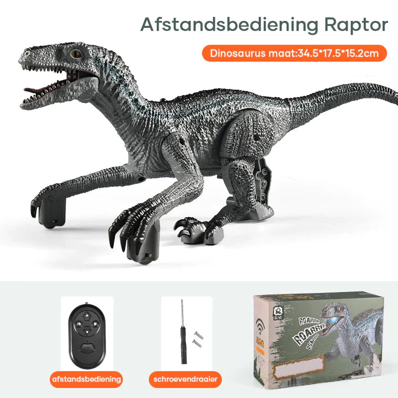 Toystar Remote Controlled Dinosaur | Remote Controlled Dinosaur Raptor for Kids - Remote Controlled Dinosaur | Afstandsbed...