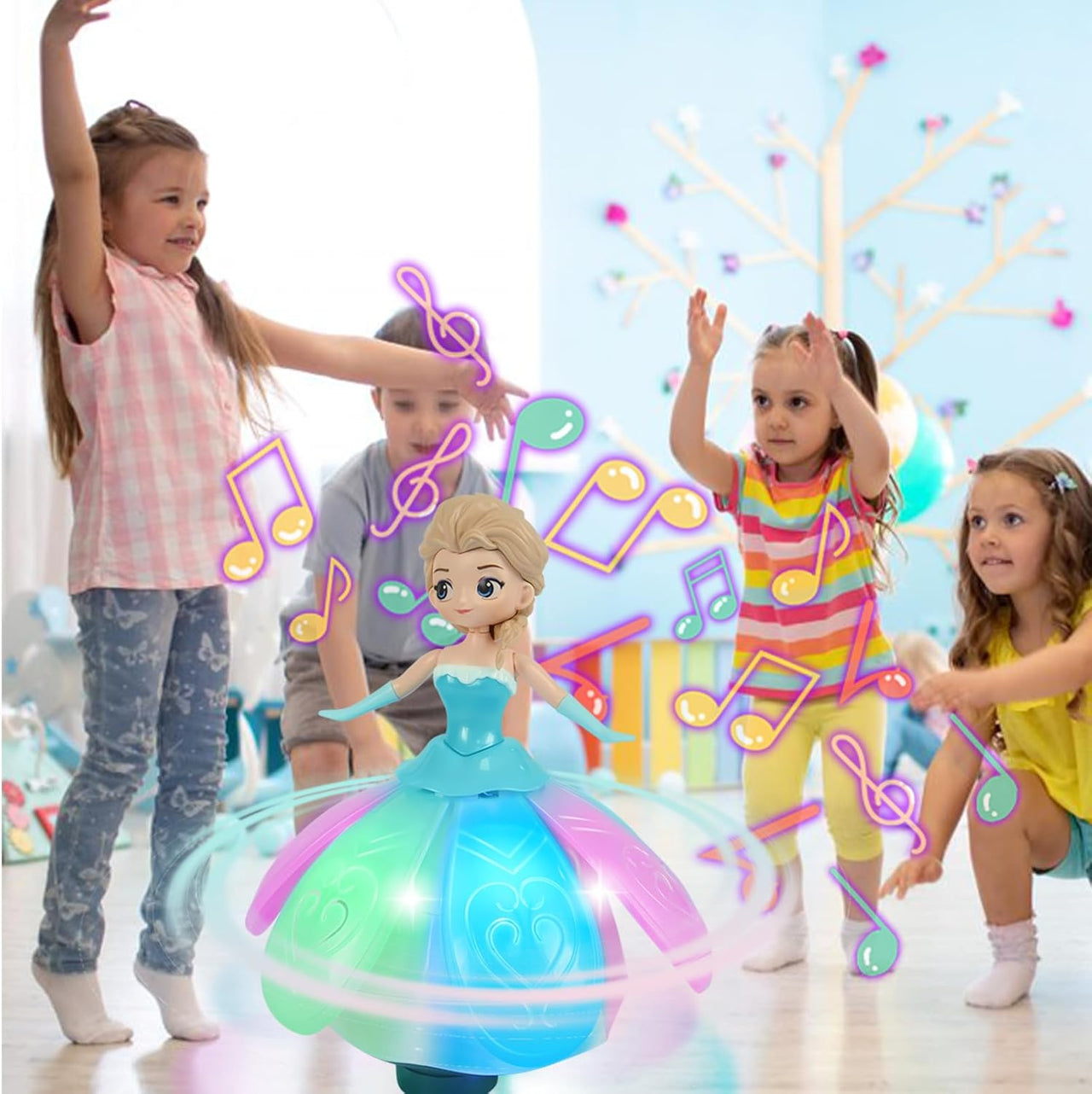 Toystar FrostyBallet | Magical dancing fun - Electric princess doll with light and music - Magische danspret - Elektrische...