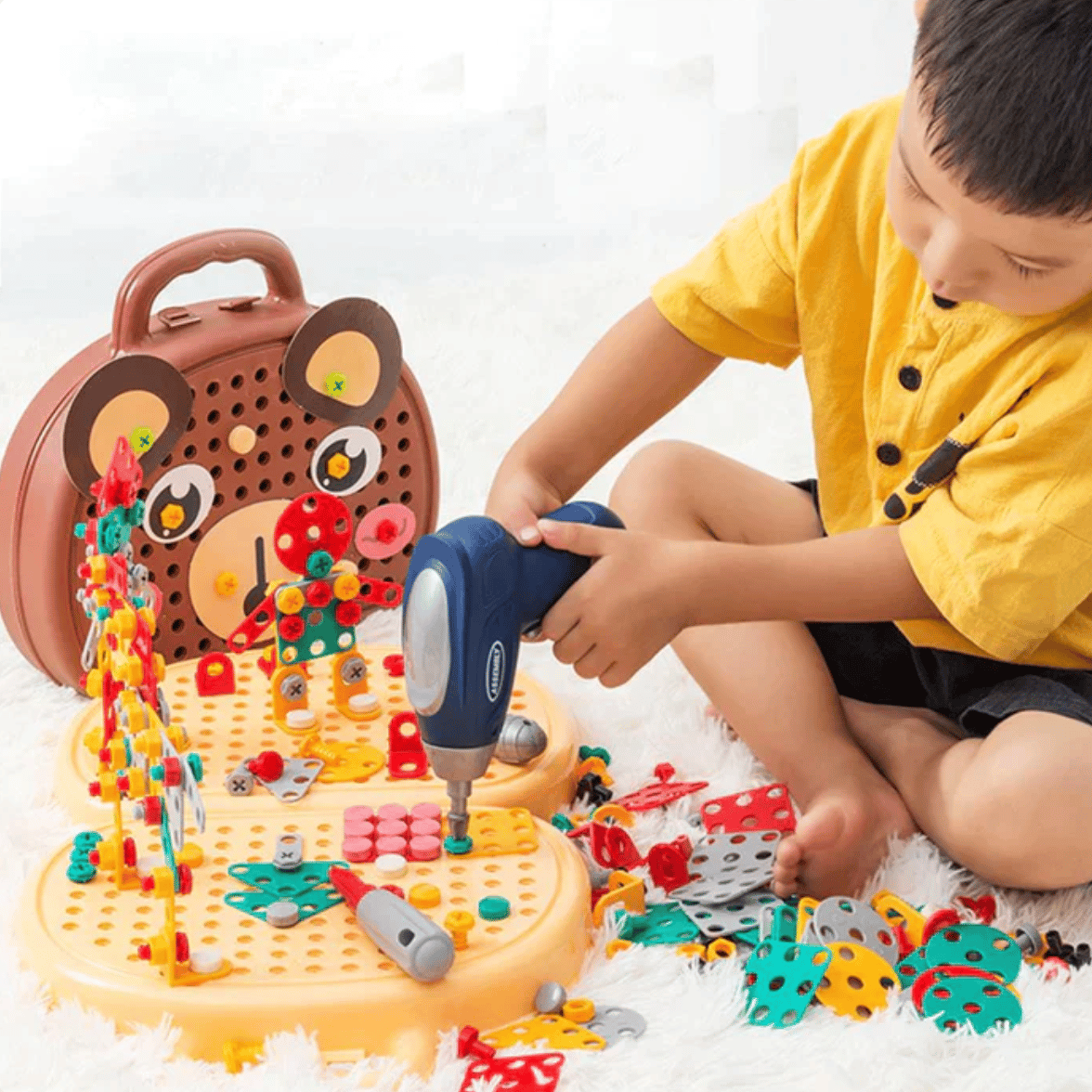 BuildMaster Jr.  | Speels Technische Vaardigheden verbeteren - Boorset voor kinderen