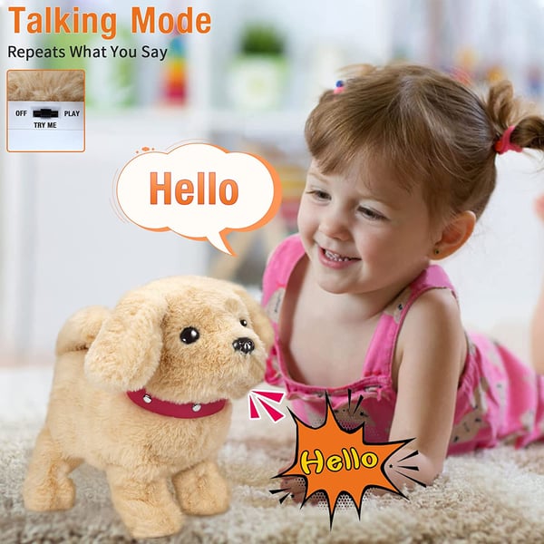 Toystar BuddyBark | Your playful cuddly friend - Interactive plush dog - Bestseller - Jouw speelse knuffelvriend - Interac...