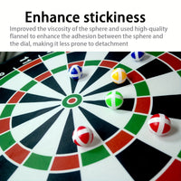 Thumbnail for Dart game | Fun for everyone - Large fabric dartboard for indoors and outdoors