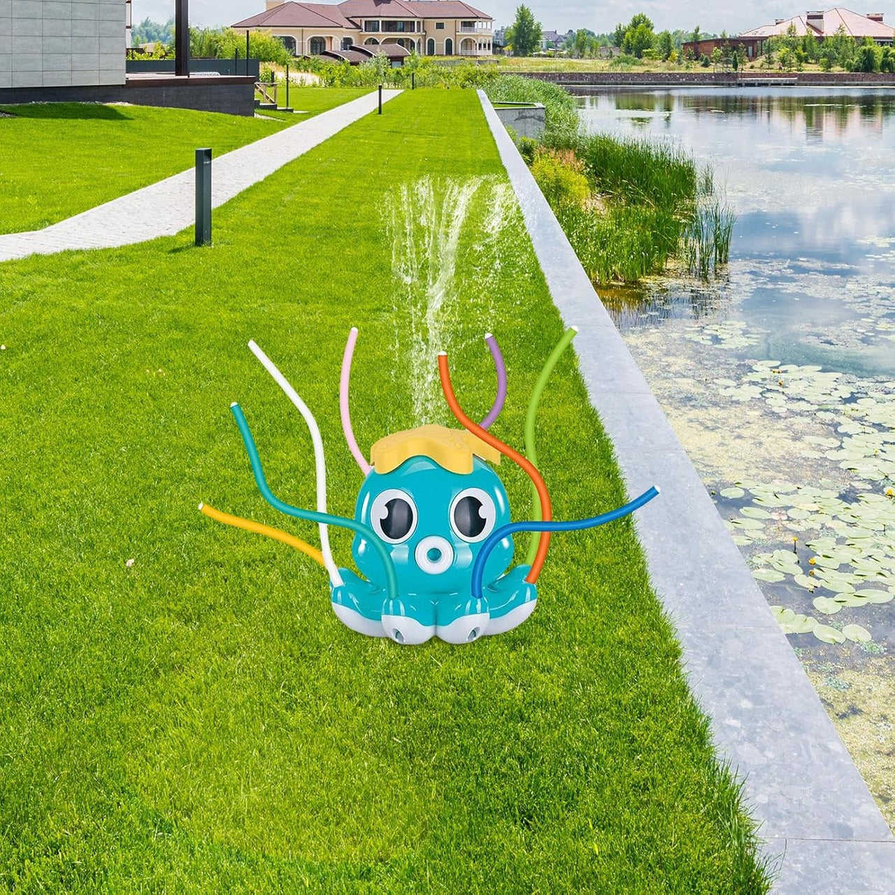 Toystar AquaOcto Sprinkler | Splashing summer fun - Octopus water sprinkler - Spetterende zomerpret - Octopus waterspeelgo...
