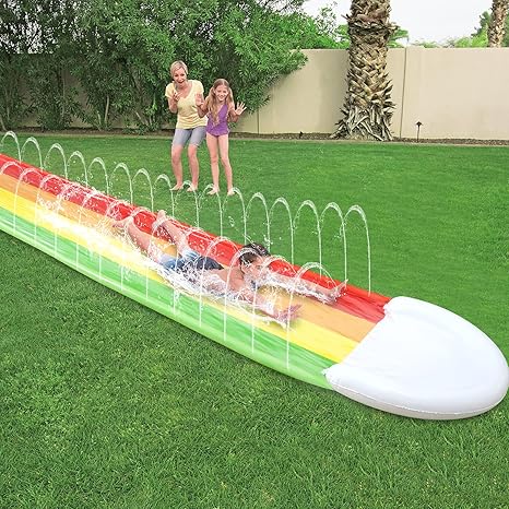 Toystar AquaGlide Waterslide | Summer fun in your own garden - Inflatable water slide for children - Bestseller - Water gl...