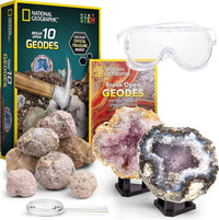 Thumbnail for Toystar GeoTreasure | Discover crystals - Geodes breaking set for young geologists - Bestseller - Ontdek kristallen - Geod...