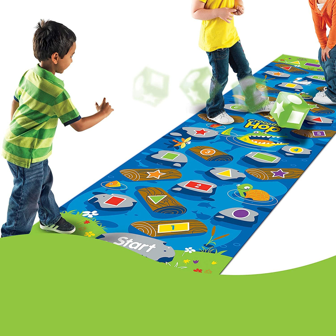 Crocodile Hop | Bewegend leren - Educatief vloerspel voor kinderen