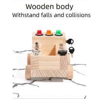 Thumbnail for Toystar EcoToys LightPlay | Encourage Learning and Development - Montessori Wooden LED Light Switchboard for Children - St...