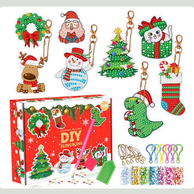 Toystar SparklyXmas | Festive surprise - DIY diamond painting keychain blind box - Feestelijke verrassing - DIY diamant sc...