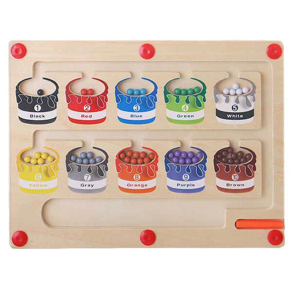 EcoToys | Educational maze adventure with magnets - Magnetic sorting board