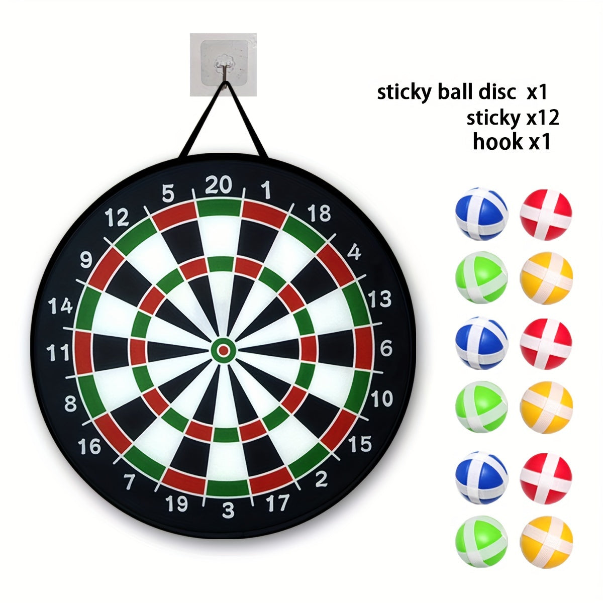 Dart game | Fun for everyone - Large fabric dartboard for indoors and outdoors
