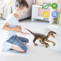 Thumbnail for Toystar Remote Controlled Dinosaur | Remote Controlled Dinosaur Raptor for Kids - Remote Controlled Dinosaur | Afstandsbed...