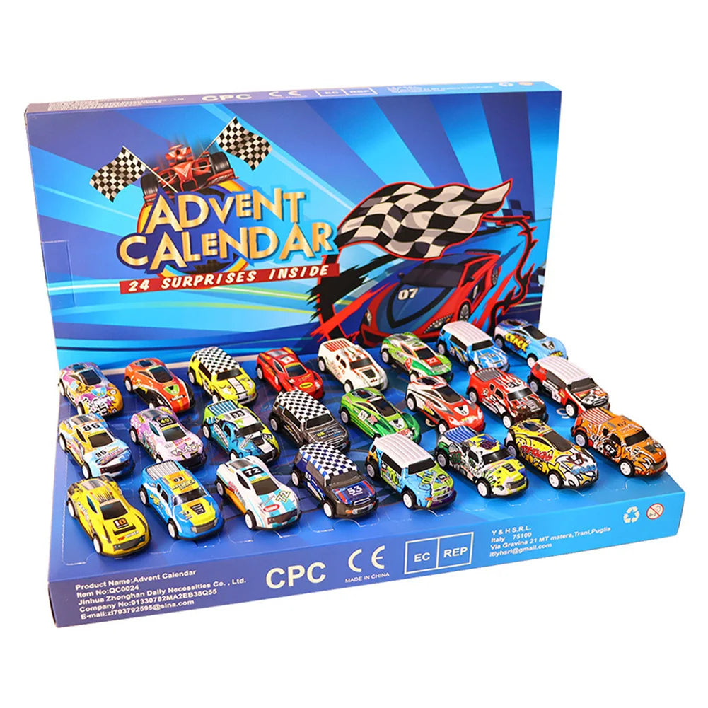 Toystar Advent calendar for children | 24 toy cars