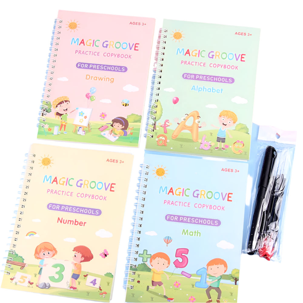 ABC Reusable Writing Books | Discover fun in learning - Practice Alphabet and Colors