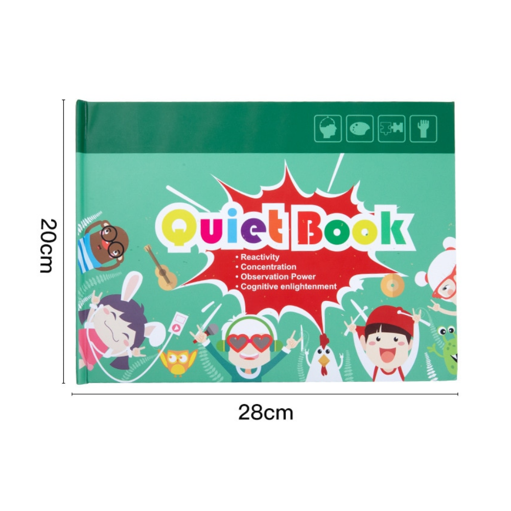 Toystar LearnPlay | Educational Fun - Montessori Activity Toy Sensory Quiet Book for Toddlers - Educatief plezier - Montes...