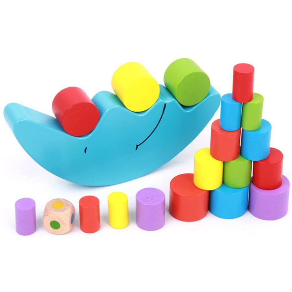 Toystar EcoToys MoonBalance | Develop Balance Skills - Fun for Children - Ontwikkel Balansvaardigheden - Speelplezier voor...