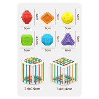 Thumbnail for Toystar GeoPlay Cube | Motor Development - Color Recognition Toy - Motorische Ontwikkeling - Kleur Herkenning Speelgoed (4)