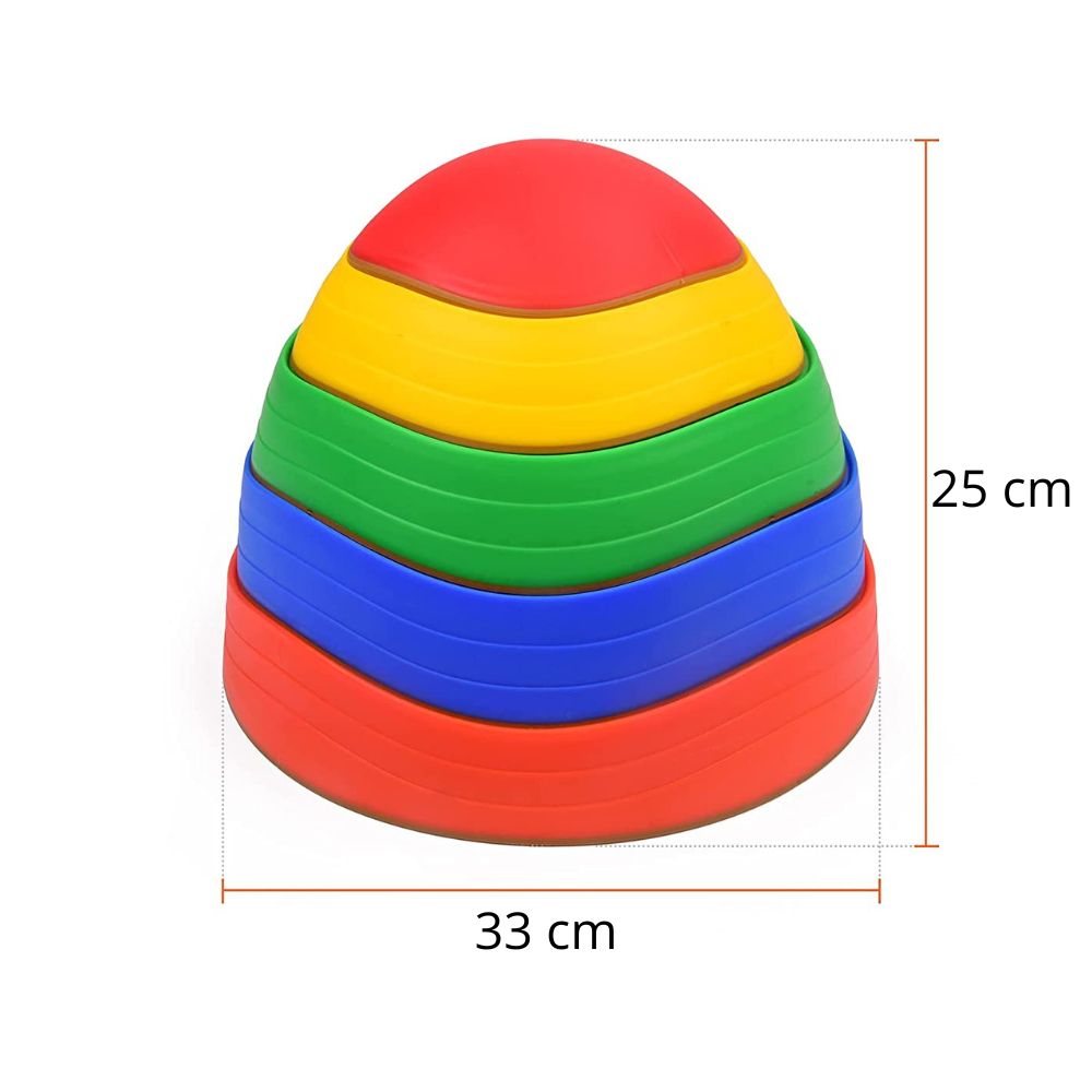 Toystar BalanceWave | Play & Develop - Non-slip balance blocks for children - Speel & Ontwikkel - Non-slip evenwicht blokk...