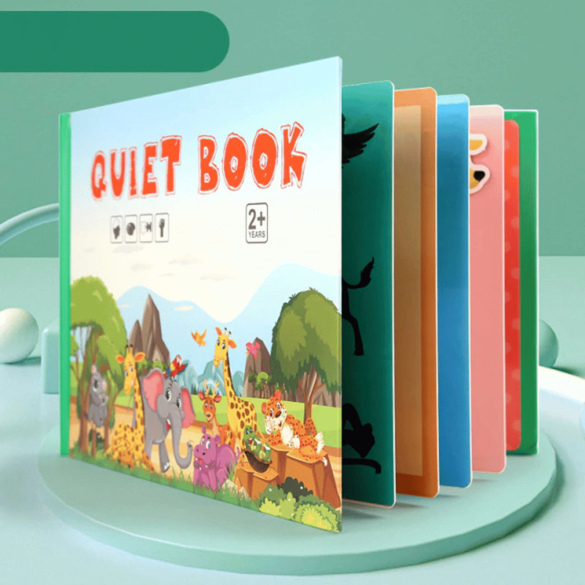 Toystar LearnPlay | Educational Fun - Montessori Activity Toy Sensory Quiet Book for Toddlers - Educatief plezier - Montes...