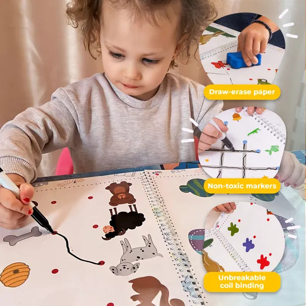 Toystar EduFun | Learning through play - Montessori activity book for toddlers - Spelenderwijs leren - Montessori activite...