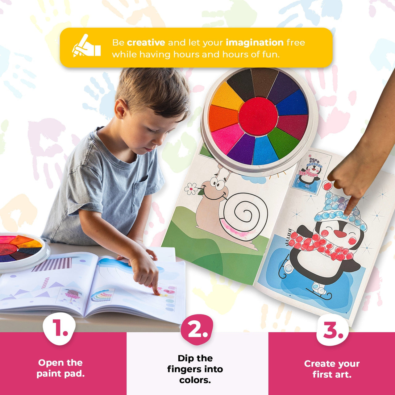 Toystar Creative with color | Magical play fun - Finger painting fun for little artists! - Magisch speelplezier - Vingersc...