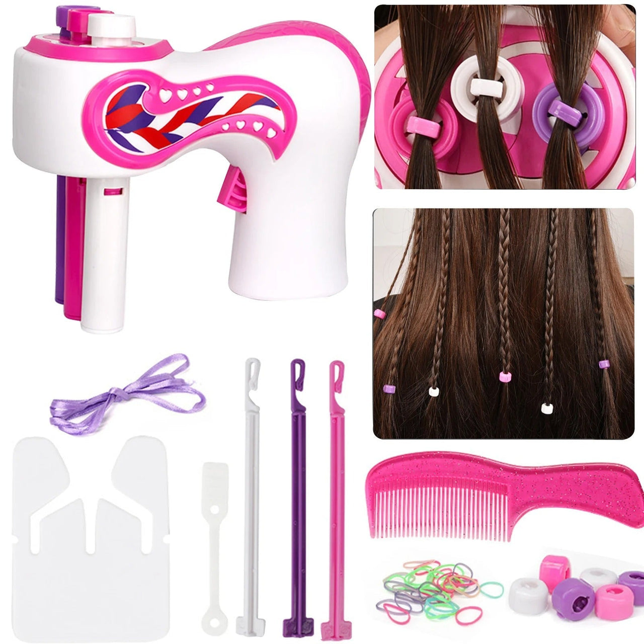 Toystar StyleTwist | Create magical hairstyles - Automatic braiding machine for girls - Bestseller - Creëer magische kapse...