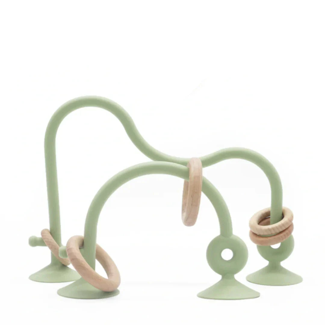 Toystar BabyBite™ | Soothe teething pain - Wooden and silicone teething toy - Verzacht het tandjesleed - Houten en silicon...