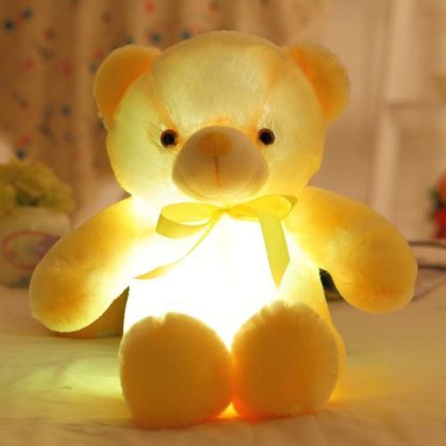 Toystar GlowTeddy | Light up the night - LED Teddy Bear Plush Toy for children - Verlicht de nacht - LED Teddy Beer Knuffe...