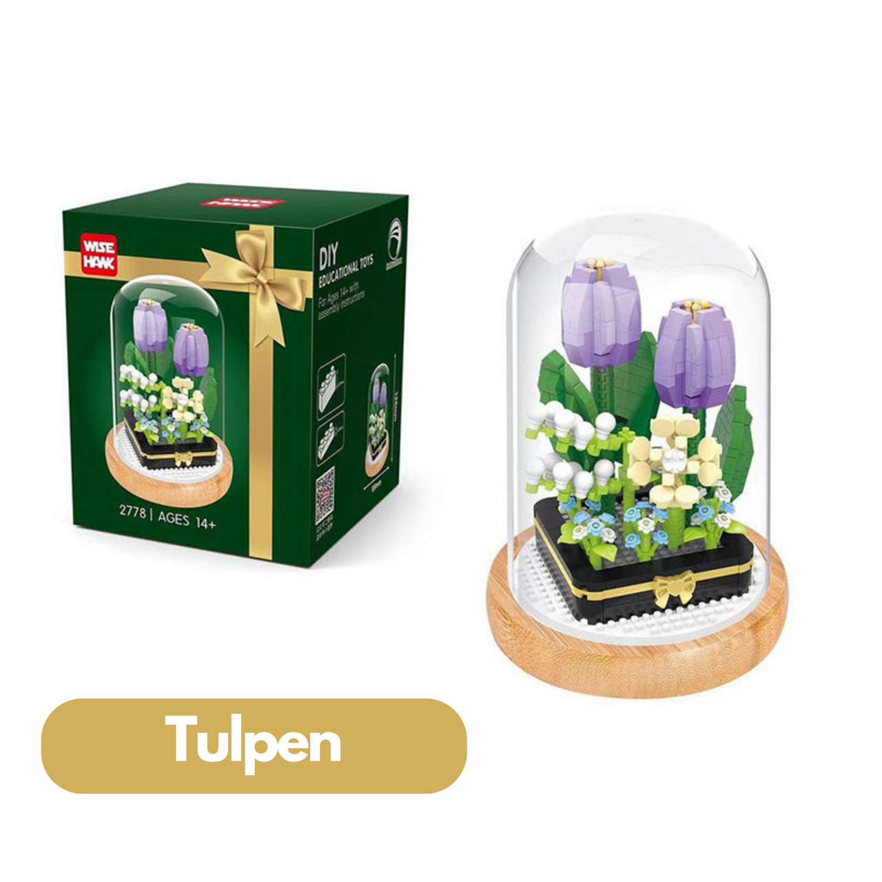 Toystar BloomBricks | Bring joy to your home - Build your own floral arrangement - Breng vreugde in huis - Bouw je eigen b...