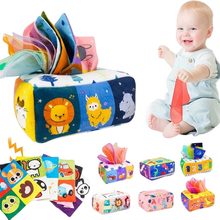 Toystar TissueToy - Magic tissue box - Endless fun for little ones - Magische tissuedoos - Eindeloos speelplezier voor kle...
