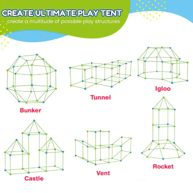 Magic Fort | Exciting and creative family fun - Construction kit