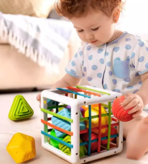 Toystar GeoPlay Cube | Motor Development - Color Recognition Toy - Motorische Ontwikkeling - Kleur Herkenning Speelgoed (2)