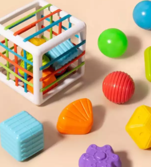 Toystar GeoPlay Cube | Motor Development - Color Recognition Toy - Motorische Ontwikkeling - Kleur Herkenning Speelgoed (3)