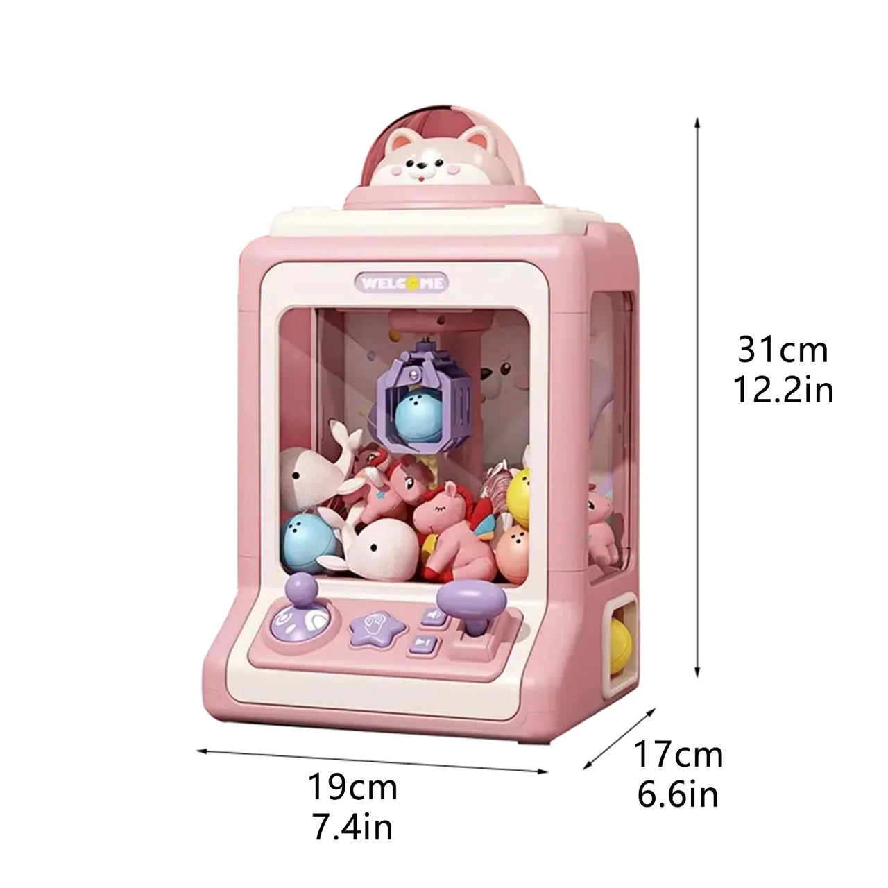 Toystar ClawFun | Magical fun - Mini gripping machine for children - Magisch speelplezier - Mini grijpmachine voor kindere...