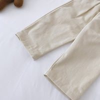 Thumbnail for Casual Boys' Pants with Elastic Waistband – Beige/Brown, Comfortable & Stylish for Boys 1-7 Years