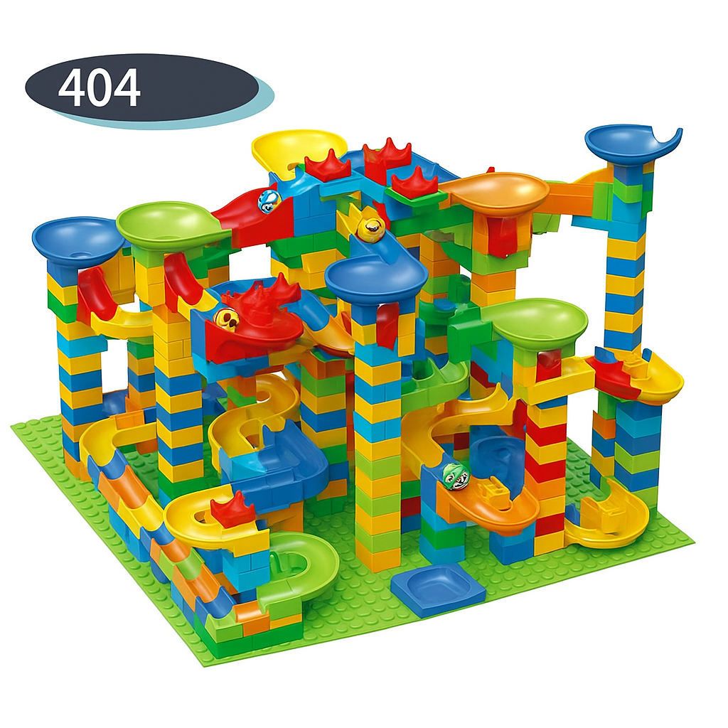 Toystar Marble Track Adventure | Hours of fun for everyone - Building Blocks Marble Track - Bestseller - Uren speelplezier...