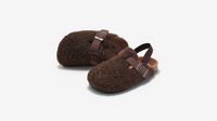Thumbnail for Comfortabele Instappers voor Kinderen van Schapenvacht - Beige/Bruin, Maat 20-34, Antislip en Ademend Design 7