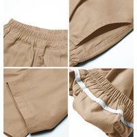 Thumbnail for Comfortable Unisex Cotton Pants for Kids – Khaki/Grey, Sizes 2-7 Years, Soft & Breathable