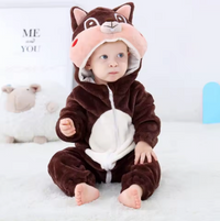 Thumbnail for CozyCub Flannel Onesie | 2-36 Months, Soft & Breathable – Ultimate Warmth for Your Baby