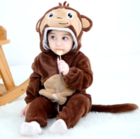 Thumbnail for CozyCub Flannel Onesie | 2-36 Months, Soft & Breathable – Ultimate Warmth for Your Baby