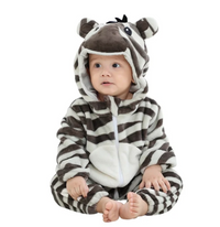 Thumbnail for CozyCub Flannel Onesie | 2-36 Months, Soft & Breathable – Ultimate Warmth for Your Baby