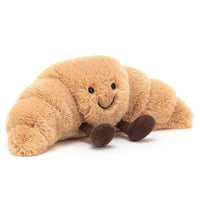 Thumbnail for Toystar NL CroissantCuddle Hug | Soft Plush Cushion 33 cm, Light Brown – Cheerfulness and comfort for everyone - Knuffeldi...