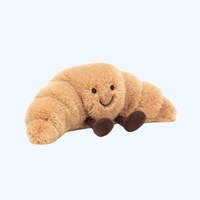 Thumbnail for Toystar NL CroissantCuddle Hug | Soft Plush Cushion 33 cm, Light Brown – Cheerfulness and comfort for everyone - Knuffeldi...