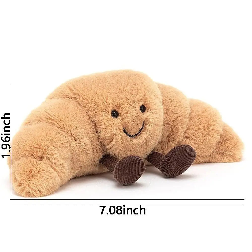 Toystar NL CroissantCuddle Hug | Soft Plush Cushion 33 cm, Light Brown – Cheerfulness and comfort for everyone - Knuffeldi...