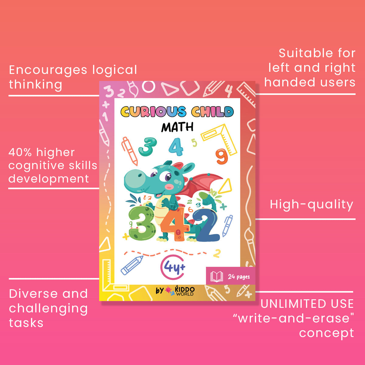 Toystar CuriousMath | Playful math - Educational math book for young explorers - Spelenderwijs rekenen - Educatief wiskund...