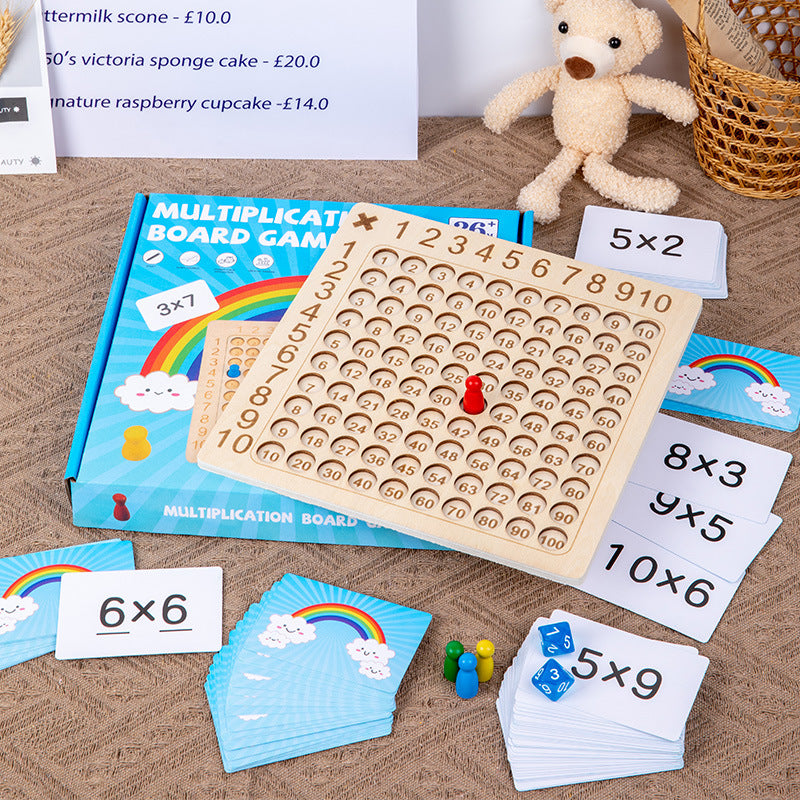 Toystar LearnPlay | Discover & Grow - Wooden Montessori Math Game for Children - Ontdek & Groei - Houten Montessori Rekens...