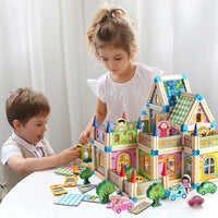 Thumbnail for Toystar EcoToys Creative Castle Blocks | Build Imaginative Castles - Montessori Toys - Bouw Fantasievolle Kastelen - Monte...